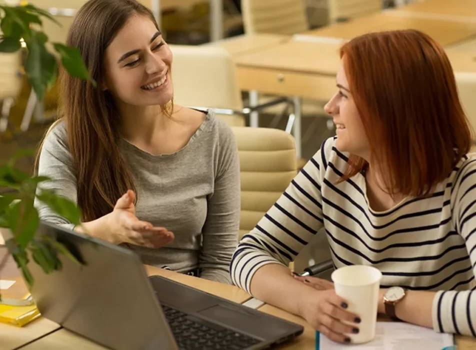 foster parents chatting